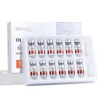 BIOAOUA Oligopeptidų veido odos atstatymo šaltyje džiovintos miltelių kolekcija Jautriai odai drėkinanti ir lyginanti hialurono rūgšties esencija white