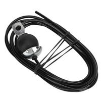Pulley Cable Steel Wire 5mm Thick 220.5lb Load Bearing Easy Installation Gym Replacement Cable for Exercise Equipment 13.1ft black