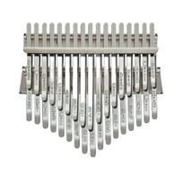 Metalinė 34 klavišų Kalimba Aksesuarai Lygūs Nešiojami Aukštos kokybės Švarus garsas Plokštelės Profesionali Muzikos Instrumentų Aksesuarai gray