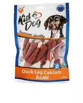 Kiddog Duck Leg kalcio kauliukas su antiena šunims, 250 g