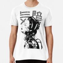 Cyberpunk Girl Vaporwave Aesthetic  S to 5XL Made in the AU/USA T-Shirt 2XL black
