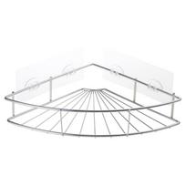 Multifunctional Stainless Steel Bathroom Shelf Adjustable Shampoo Rack Suction Cup Mount For Kitchen Shower Organization 1