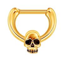 Trendy Skull Nose Studs Adornment Trendy Skull Nose Stud Elegant Nose Jewelry Suitable For Various Piercing Sizes