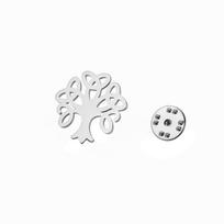 LIKGREAT Celtic Tree of Life Brooch for Women Men Stainless Steel Pin Triquetra Irish Lucky Protection Jewelry Business Gifts