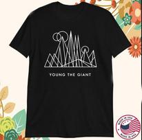 Young The Giant Mountain Logo T-shirt size S-5XL M gray