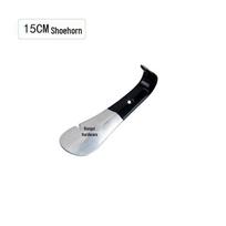 Metal Dip-Coated Shoehorn: Extended Shoe Lifter for Pregnant Women & Elderly - No Bending Required gray