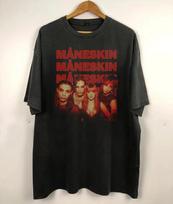 Maneskin Band Black T-Shirt Cotton Full Size Unisex S-5XL Unisex T-Shirt M brown