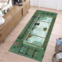 Green Non-slip Runner Rugs Soft Entrance Kitchen Carpet Floor Mat Home Decor Entryway Foot Mats Kitchen Staircase Long Rug Gift 40x120cm