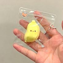 Peanut Squishy Butter Decompress Ornament Soft Cheese Simulation Chocolate Gifts Funny Fidget Gifts Desk Accessories