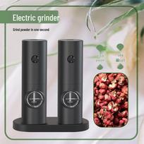 Electric Pepper Grinder - Adjustable Coarseness for Fine Grinding of Peppercorns, Sea Salt, and Spices - Battery Operated Seasoning Bottle 1 Pack Electric Pepper Grinder (Color Box)
