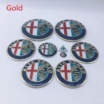1 rinkinys 9 vnt. Alfa Romeo 156 159 166 149 GT Automobilio logotipas 74 mm Variklio dangčio, bagažinės, ratų centrinių dangtelių emblemos Brera Spider Giulietta Stelvio