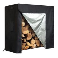 Wood  Cover Sturdy Firewood Cloth Cover Tarpaulin Sheet Perfect for Indoor and Outdoor Camping Use S gray