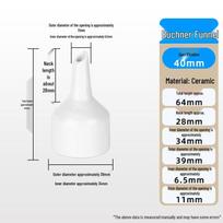 Large Caliber Ceramic Buchner Funnel for Suction Filtration (60-150mm)