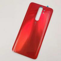 For Xiaomi Redmi Note 8 Pro Back Glass Hard Battery Cover Rear Door Lid Housing Panel Redmi Note 8 Pro + Original Adhesive raudona