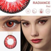 (-1.00~-6.00 val)Spalvoti kontaktiniai lęšiai JeweLens 2vnt Anime Cosplay 0.00/Plano