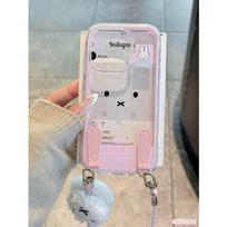 Cute Miffy Rabbit for IPhone16ProMax for Apple Phone Case 15/13/1 2/14 All-Inclusive Soft Cover 11 For  Apple 16PRO gray