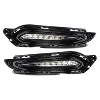 2 spalvos LED DRL dienos žibintai priekiniai 12V Tinka VEZEL HRV 14–18 black