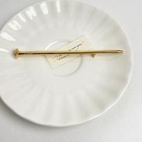 Minimalist Solid color Nail Brooch Metal Bright Suit Corsage Pins Unisex Gifts Exquisite Pins Clothing Accessories