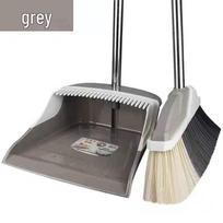 Ice Flower Transparent Broom & Dustpan Set - Soft Bristle Cleaning Tools