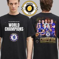 FIFA Club World Cup 2025 World Champions Are Chelsea FC Two Sided Unisex T-Shirt Unisex T-Shirt XXL