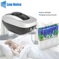 1/2/4 Way 220V Oxygen Air Pump Outlet Efficient Super Silent Aquarium Fish Tank 1 Way Outlet(2w) gray