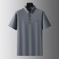 Men's Plus Size Ice Silk Polo Shirt 2XL