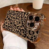 Luxury Personalized Leopard Print Design Phone Case For iPhone 11 12 13 14 15 16 17 Pro Max 16E Air AntiFall Silicone Soft Cover iPhone 16