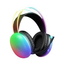Gaming Headphone with Microphone LED Light Bass Adjustable Headband Headset Headphone Surround Sound for Travel/Office juoda