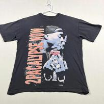 2PAC Rap Tee Tupac Shakur Music Hip-Hop Graphic Cotton T Shirt Mens Small S S gray