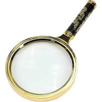 The elderly read exquisite high-grade large-caliber 60MM dragon handle plastic frame reading high-power magnifying glass