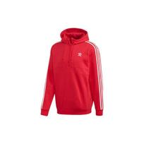 adidas originals Puloveris su pusiniu užtrauktuku ir gobtuvu, Fleece pamušalu, šiltas, raudonas, vyriškas FM3763 S