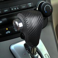 Compatible with 07-26 Honda CRV/Civic Genuine Leather Gear Shift Knob Cover for Automatic Transmission.