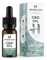 Herbican CBD aliejus be THC, 40 %, 10 ml