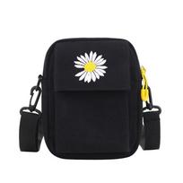Small Canvas Small Bag Women Messenger Shoulder Mobile Phone Bag CLE žalia