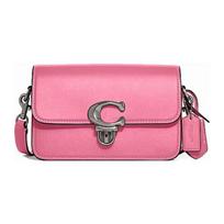 Coach Studio 19 Push Button Closure Leather Tote Shoulder Bag Women bags Pink CJ250-LHVDT Basic Set (Bag+Dust Bag) pink