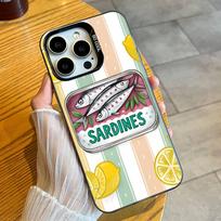 S-Sardines-s I-Illustration Printed  Phone Case For iPhone 16 17 15 14 12 13 Pro Max Black Color Shockproof Cover iPhone13PROMAX