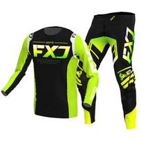 motokroso pavarų komplektas vaikams 4 5 6 7 8 9 10 11 12 13 metų Jaunimas vaikas Motociklas berniukas Mergaitė Jersey Pant Kits lenktyninis kostiumas Visureigis Enduro MX MTB S-20 yellow
