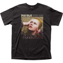 David Bowie Hunky Dory Unisex T-shirt Music Classic Concert Rock Band Tee Black S