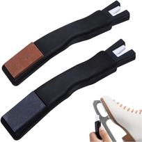 Ice Skate Blade Sharpener Tool with Dual Abrasive Stones for Outdoor Skating Figure Skating and Hockey Skate Maintenance One Size
