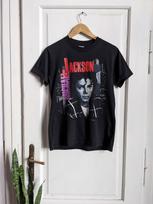 Vintage Michael Jackson 1988 Bad Tour Merch T-Shirt S black