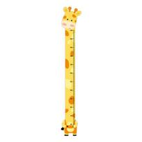 Animacinis gyvūnėlis Aukščio matavimo lipdukas Nuimti klijuoti Lipnus Miegamojo Žaidimų kambario Darželio Kūdikių augimo lentelė Giraffe