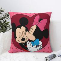 Kawaii Peliuko Mikio ir Mini Pelės Poros Pagalvės Užvalkalas Spausdintas Poliesterio Pagalvės Užvalkalas Dekoracija Pagalvės Dangtelis Namams Užtrauktukas 40X40cm 30cmx30cm pink
