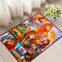 1 vnt. Disney animacinių personažų rašto kilimas Plotinis kilimas Neslystantis kilimas Skalbiamas rankomis Grindų kilimėlis Tinka svetainei, miegamajam, namų dekoravimui 60cm by 90cm