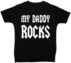 My Daddy Rocks Baby Children's T-Shirt Top Newborn-6yrs Gift Boy Girl Gift 150