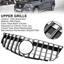 Priekinio buferio viršutinės grotelės Tinka Mercedes-Benz GLK X204 2008-2012 GT stiliaus
