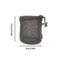Portable Camping Carrying Bag Drawstring Bowl Plate Pot Organizer for Hiking Travel BBQ Outdoor Set Pot Storage Bag gray