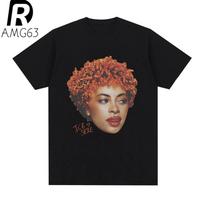 Rapper Ice Spice Graphic T Shirt Men Women's Fashion Hip Hop Street Style T-shirt Summer Casua S