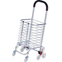Zhen Gong Pin Foldable Aluminum Alloy 8-Wheel Climbing Shopping Cart