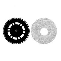 Suitable For Xiaomi Robot Vacuum X20 Max / X20 Pro Cleaner Replacement Accessories Mop Holder Plate Accessory Spare Part 1*Holder+1*Mop