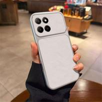 Phone Case For Honor X9D X9C X8A X8B X8C X8D X7D X6A X6B X6C X6D X5B X5C Plus Luxury Lychee PU Lambskin Soft Shockproof Cover For Honor X9A white